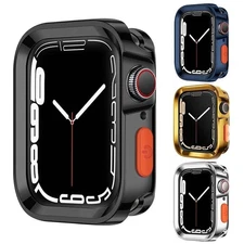 For iWatch Apple Watch Ultra Series 9 8 7 6 SE Full Cover Case Screen Protector.