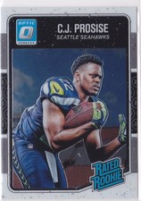 2016 CJ Prosise Donruss Optic Rated Rookie White    RC     #154 (A5630)