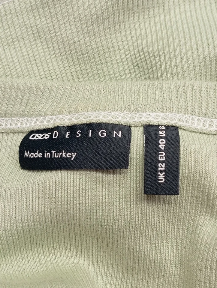 ASOS Vestido largo Mujeres Vestido Talla EU 40 verde look casual - Imagen 4 de 4