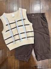 Boys Two-Piece Sweater Pants Set 18 Months