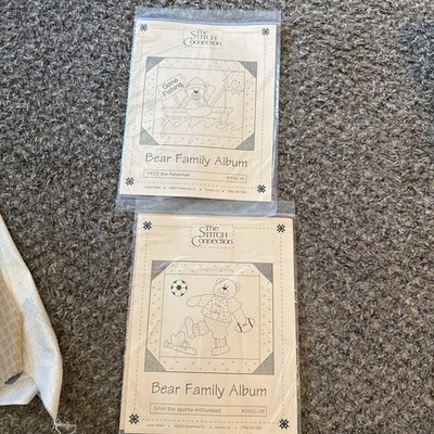 The Stitch Connection Bear Family Album Fred Fisherman & Sam Sports Enthusiast