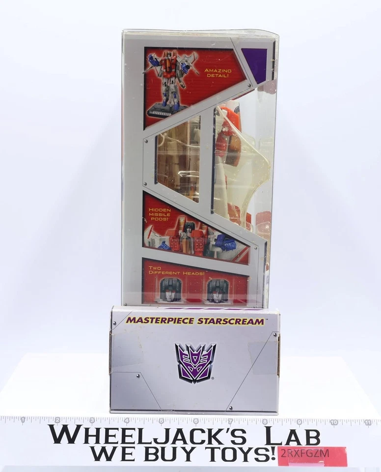 Masterpiece Starscream Transformers Robots in Disguise 2007 Hasbro NEW SEALED - Image 2 of 4
