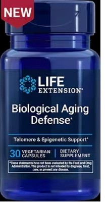 Life Extension Biological Aging Defense  30 Vcaps
