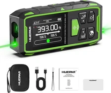 Huepar Dual Laser Measurement Tool, 393 feet