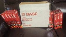 Lot of 10  BASF T-160 Extra Quality Blank VHS Video Tapes 8HR New Sealed