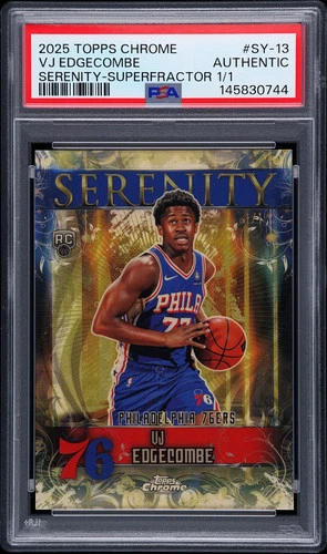 2025 Topps Chrome VJ Edgecombe Base (RAW)