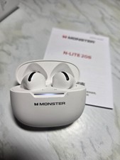 Monster N-Lite 208 Wireless Earbuds Bluetooth 5.4 Built-in Mic.