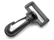 6 PCS Plastic Snap Hook Swivel Push Gate Clip Lobster Claw Clasp 1 1/4 Inch