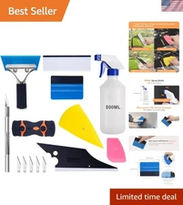 Professional Quality Window Tint Application Kit with 500ml Sprayer & Squeegees