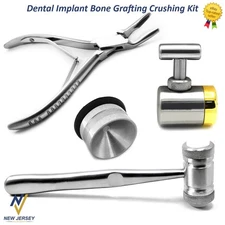 Dental implant Grafting Bone Crushing Instruments Kit Bone Rongeur Forceps Tools