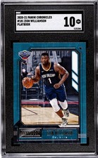 2020-21 Panini Chronicles Zion Williamson #181 Playbook SGC 10 - POP 2