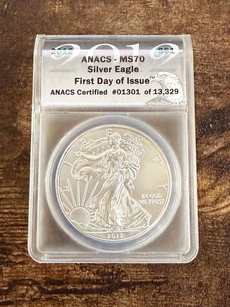 American Eagle MS 70 Graded 2012 Silver Bullion Coins for sale | eBay