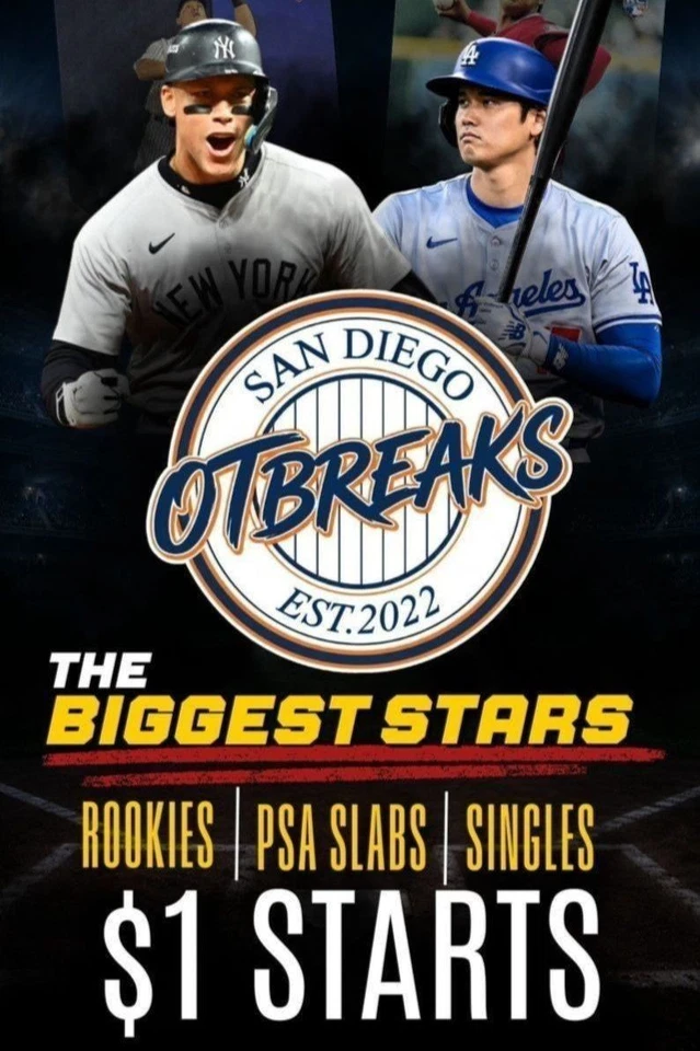 BASEBALLS HOTTEST STARS ALL AT $1!