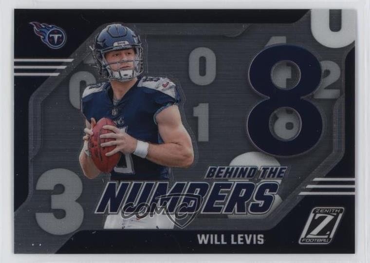 2023 Panini Zenith Behind The Numbers Will Levis #29 Rookie RC 7r1