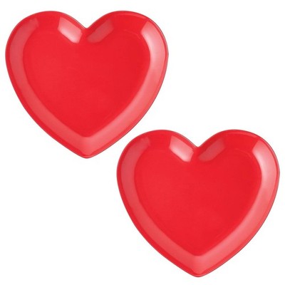 Gem Imports Ltd Red Heart Teller Wiederverwendbar Set Aus 2 Valentines Day