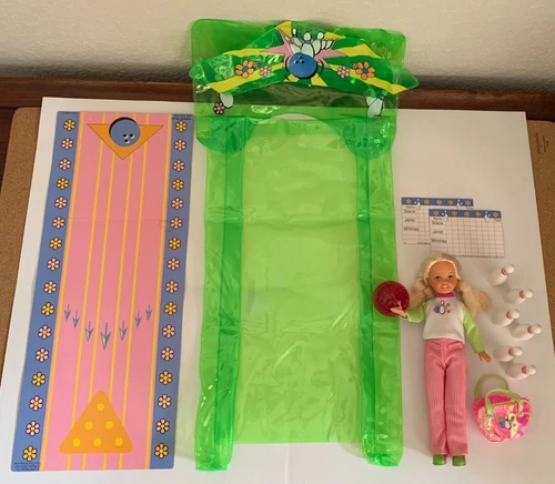 Vintage 1998 Mattel Barbie Stacie Bowling Party * Her Arm Works