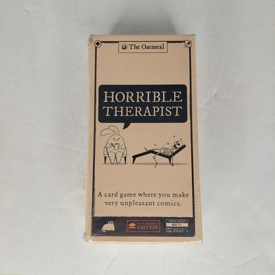 The Oatmeal-Horrible Therapist Adult Card Game Extra Horrible Edition-New/Sealed
