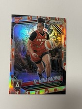 Te-Hina Paopao 2025 Panini Prizm WNBA RC #61 WNBA Logo Prizm Atlanta Dream