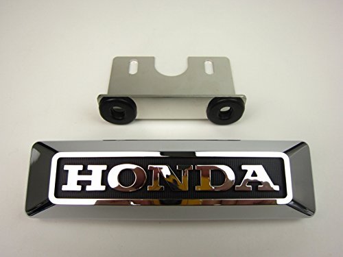HONDA Front Fork Emblem Small Brackets 2 Set 1945 Silver Metal Dax