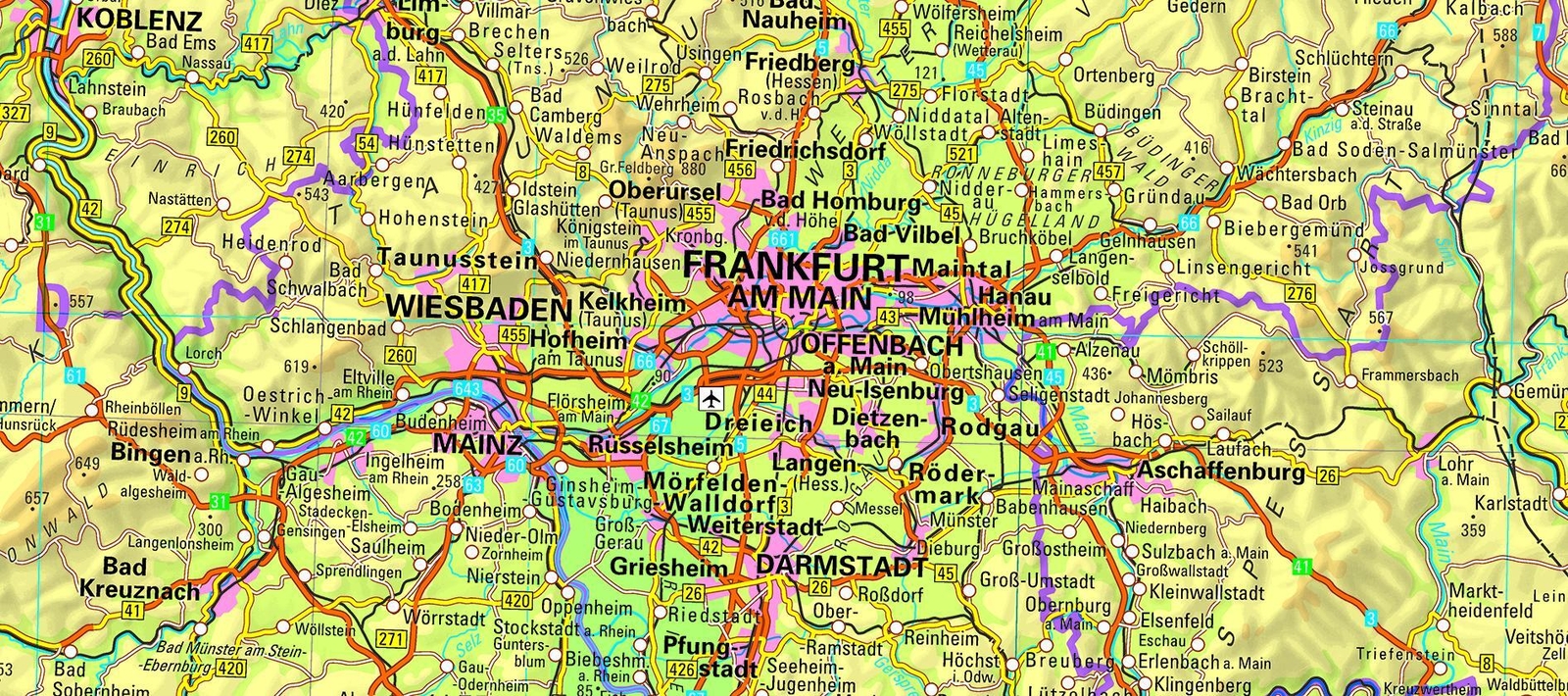 Thumbnail - Deutschland 1: 1 000 000. Topographische Und Physische Karte Geodäsie