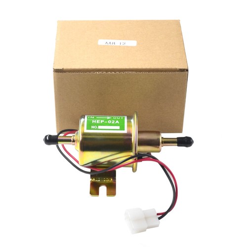 12V Fuel Pump Electric GAS Diesel Inline Intank Petrol Pumps Shutoff