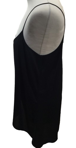 Ladies PAPAYA Cami Or Top In Black Spaghetti Straps U.K. 14 - Picture 2 of 5