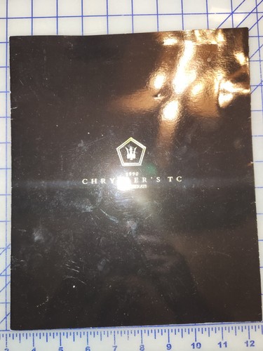1990 Chrysler TC Turbo Maserati Brochure