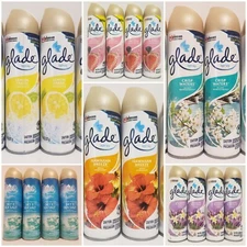 GLADE SPRAY SC JOHNSON 8 oz SCENTED AEROSOL LOT OF 4 choose  "U Pick" NEW
