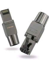 VCELINK RJ45 Connectors Tool Free Cat 7, Shielded RJ45 Modular Plugs 10 Gbps 600