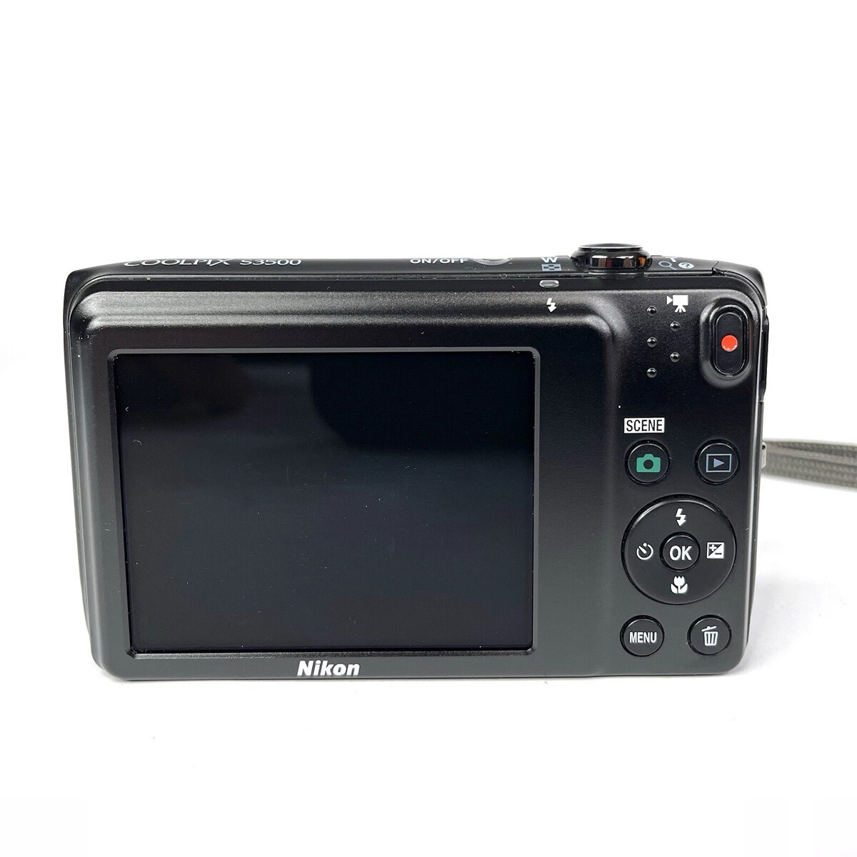 Nikon COOLPIX S3500 Digital Camera 20.1MP f/3.4 4× Digital
