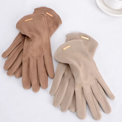 Damen Handschuhe Winter Touchscreen Winddicht Dünn Warm Radfahren Freizeit