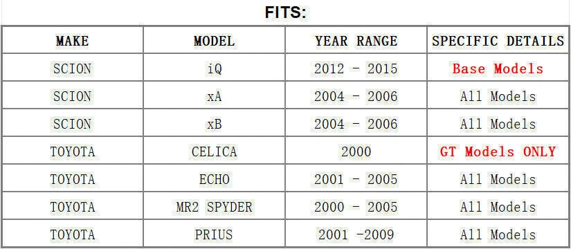 04465-AZ122 For 2004-2009 Toyota Prius Front Brake Pads New - Image 2 of 4