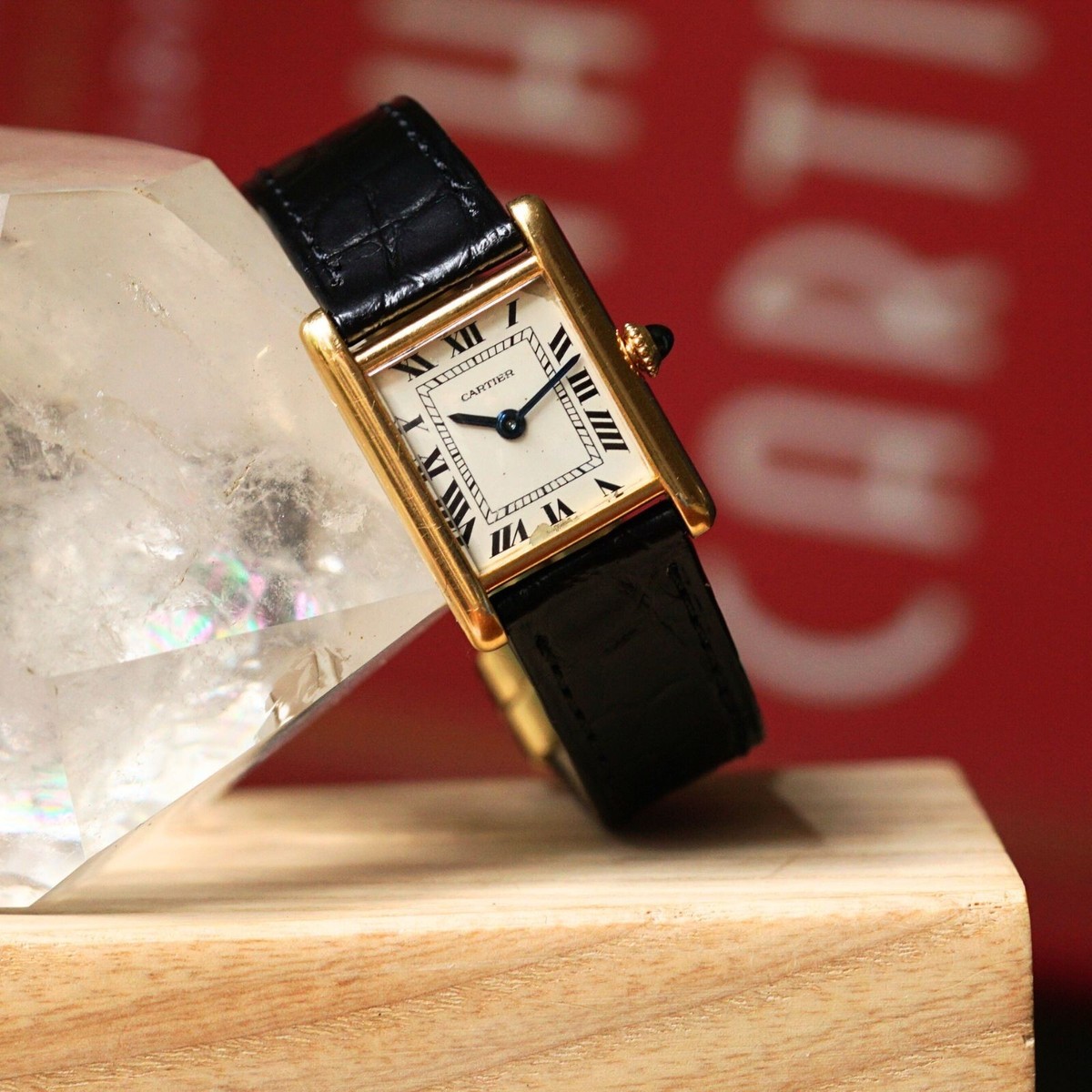Cartier Tank Louis Audemars Piguet Movement “New York” 18k Gold