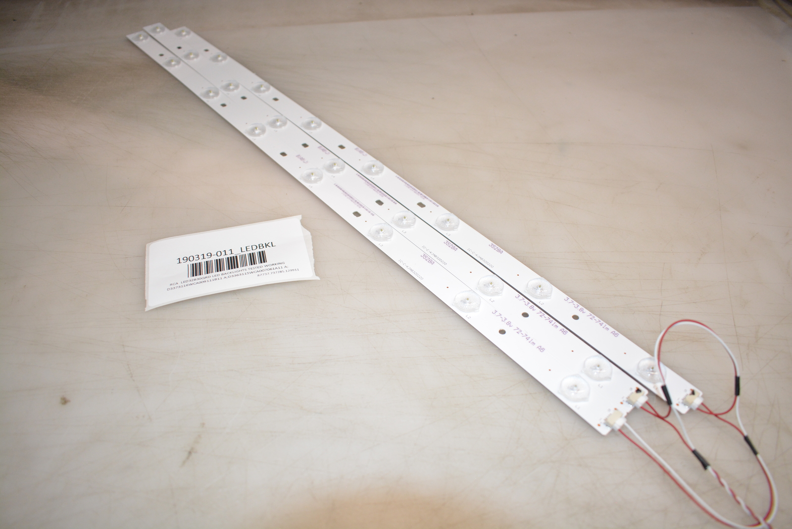 RCA  LED32B30QRD LED BACKLIGHTS TESTED WORKING D3373116WCA009111B11 A;D3363115WC