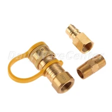 Female Thread Natural Gas Quick Connect BBQ Grill Propane Adapter Fitting Useful