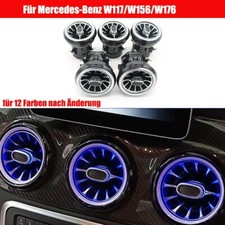 12 Farben 5PCS Air Vent Umgebungslicht f&uuml;r Mercedes Benz X156 W176 W117