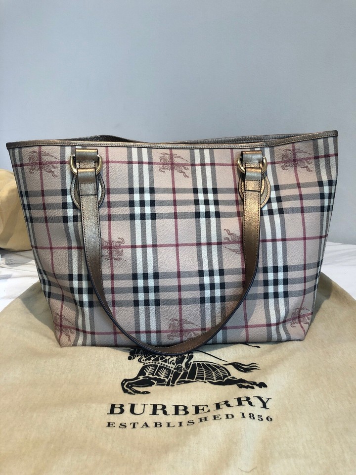 Burberry Haymarket Tote