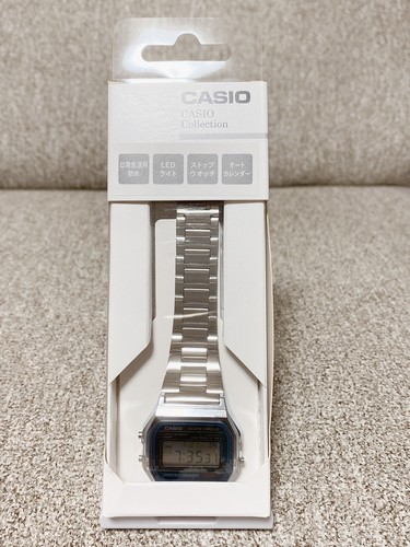 Nuovo Orologio Casio Standard A158WA-1JH Argento, Versione Nazionale Giappone - Foto 3 di 7