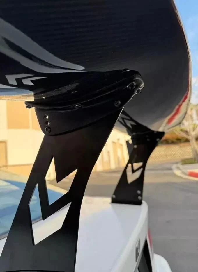 ️‍🔥 NRG 69" CARBON FIBER UNIVERSAL GT TRUNK WING SPOILER for HONDA / ACURA - Image 4 of 4