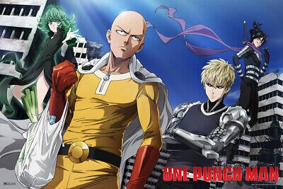 One Punch Man Anime Poster Season 1 Official Art