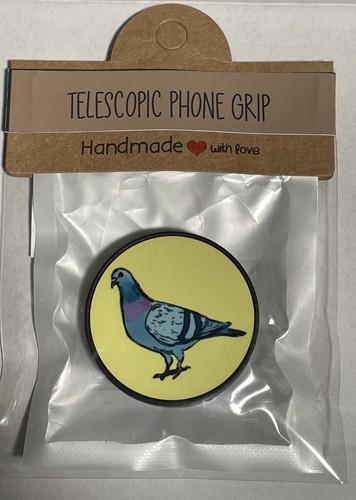 Telescopic Phone Grip City Pigeon + Free Random Fun Sticker - Photo 1 sur 2