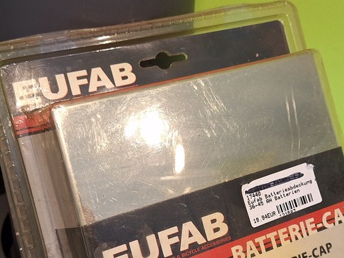 Batterieabdeckung Metal verchromt für 36-45 AH Batterien gekanntet + isoliert - Bild 4 von 4