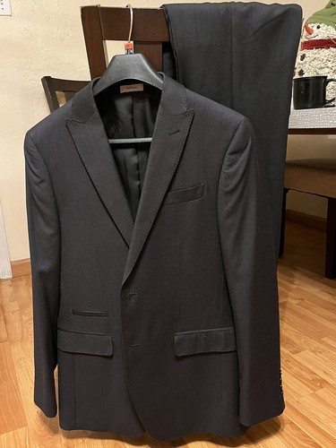 J. FERRAR MENS SUIT SIZE 38R Slim JACKET & 28/30 Slim PANTS New