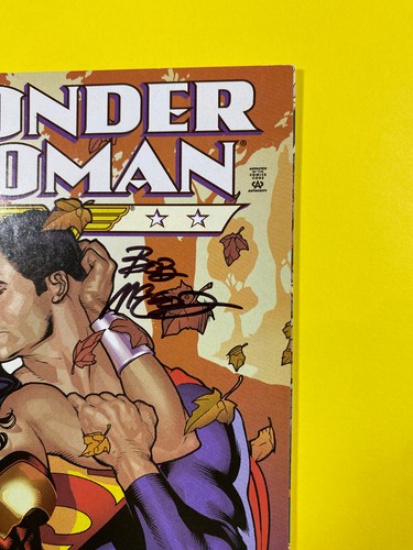 WONDER WOMAN #141 (DC 1987) SIGNED ADAM HUGHES + BOB MCLEOD | SUPERMAN KISS - Picture 5 of 12