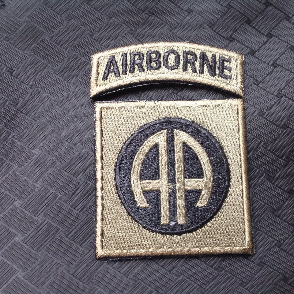 82nd Airborne Infantry Division MILITARY BADGE EMBROIDERED HOOK PATCH #1 - Image 4 of 4