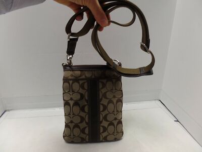 【COACH】未使用◇定価¥160,600 品番F24192 正規品 Coach 06016 Denim Signature Swingpack Crossbody Messenger