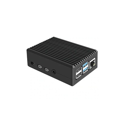 AAAwave ODS716 Aluminium Alloy Cooling Case for Raspberry Pi 4B - Black