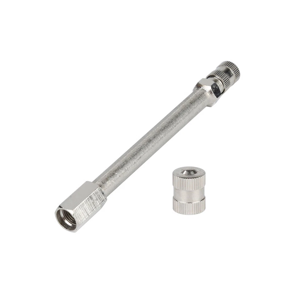 Válvula de extensión de válvula de rueda de neumático de coche 4 piezas accesorios de vástago de metal 100 mm Foto 4 de 4