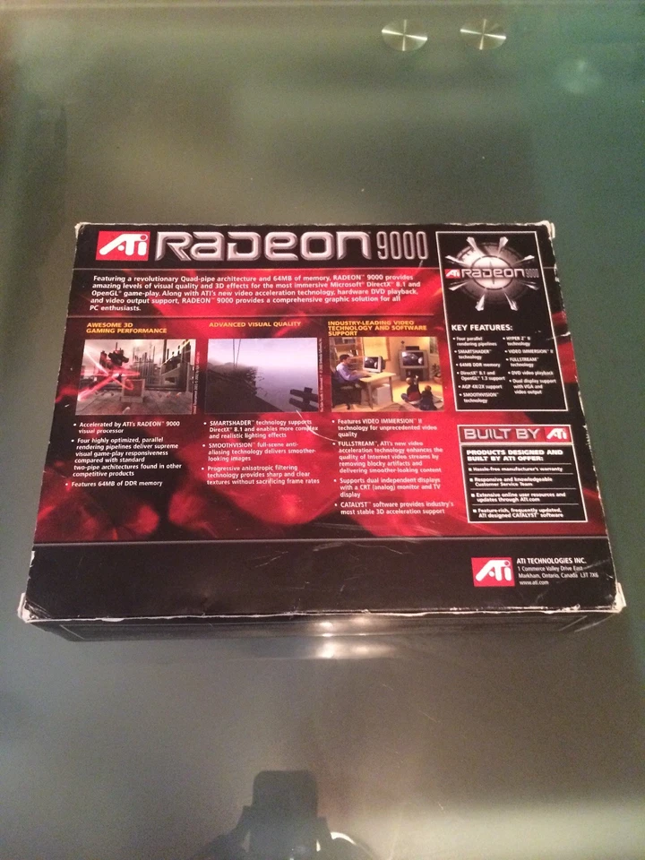 ATi Radeon 9000 64MB AGP video card Part Number: 102G011801 VGA & S-Video out - Image 3 of 4