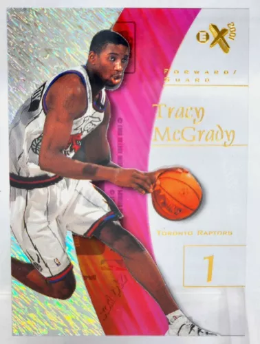 📈 TRACY MCGRADY ROOKIE 📈 1997-98 E-X2001 #79 RC EX2001 EX-2001 PRIZM ACETATE